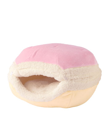 ペッツルート ニャンともちぐら たて穴 クッション付き 天然い草